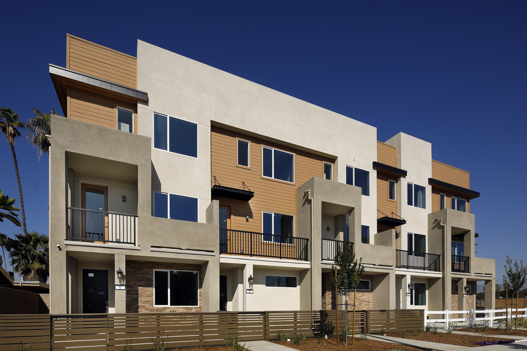 A large building with many windows.