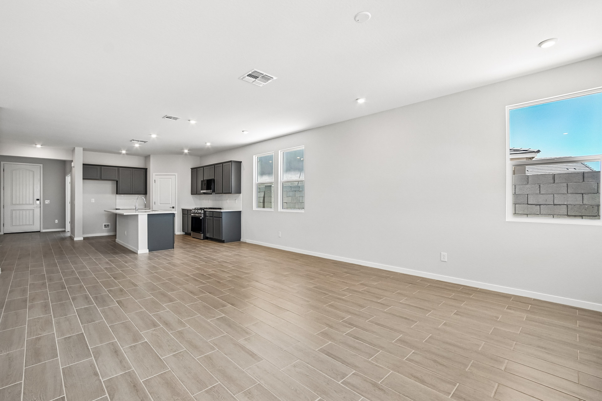 A large empty room.