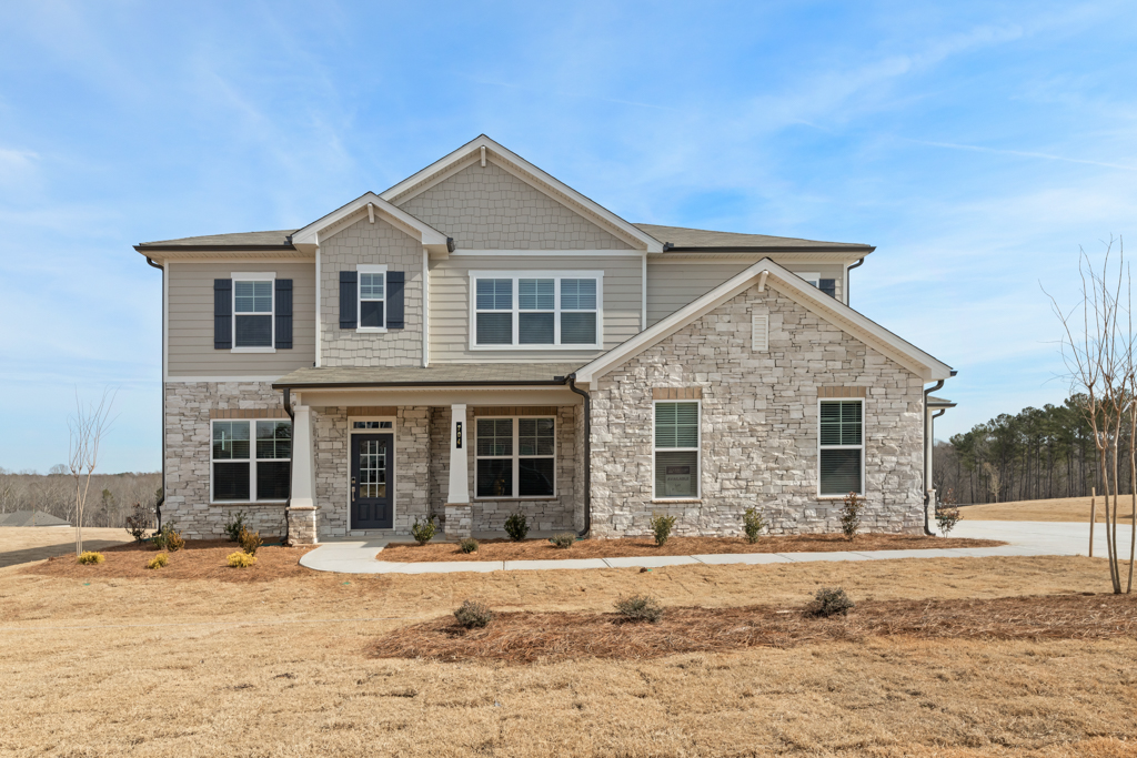 A large brick building.