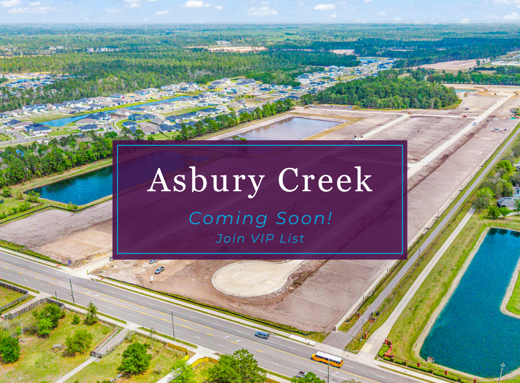 A large purple sign with white text.
