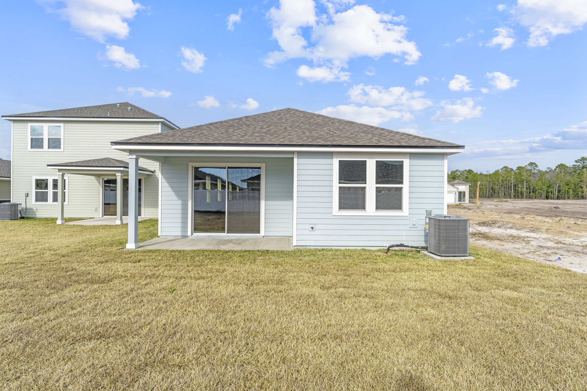 Lot 26 Rear Exterior with Covered Patio at The Preserve at Camden Woods