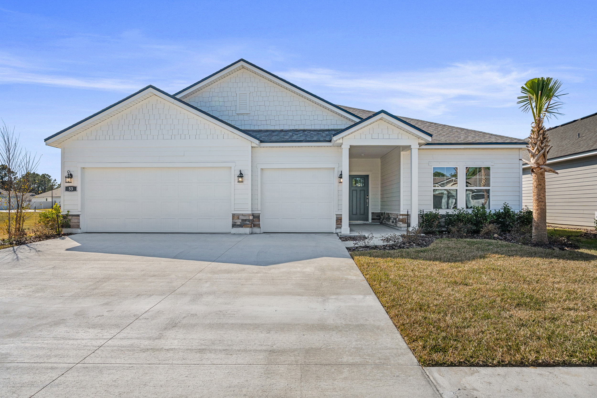 Lot 199 Front Exterior with Brick at Reserve East