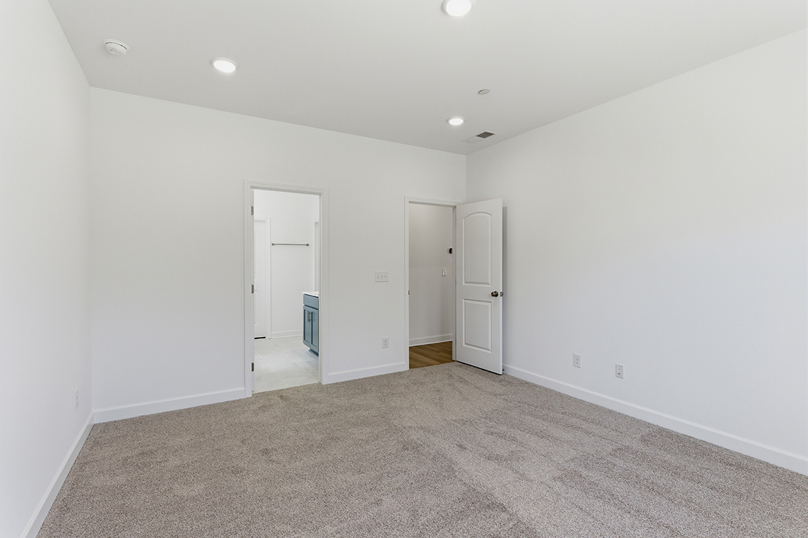 A room with white walls.