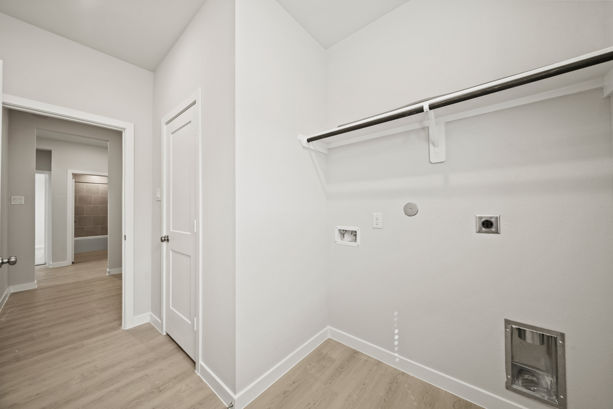 A room with white walls.